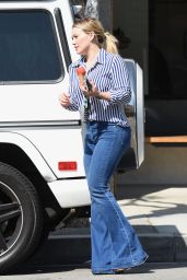 Hilary Duff in Jeans - Out in Los Angeles 4/14/2016