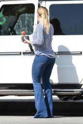 Hilary Duff in Jeans - Out in Los Angeles 4/14/2016