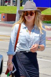 Hilary Duff - Out in West Hollywood 4/13/2016