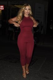 Holly Hagan Night Out Style - Libertine Night Club Style Party - London 3/31/2016