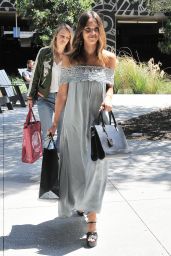 Jessica Alba Outfit Ideas - Arriving at Her Honest Company to Celebrate Her Birthday in Los Angeles 4/28/2016