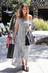 Jessica Alba Outfit Ideas - Arriving at Her Honest Company to Celebrate Her Birthday in Los Angeles 4/28/2016