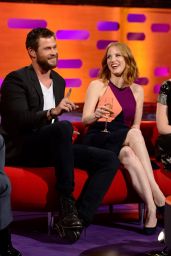 Jessica Chastain – Graham Norton Show in London, March 31 2016