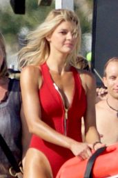 Kelly Rohrbach on the Set of 