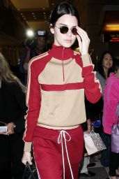 Kendall Jenner - Leaving LAX Aairport After a Fun Weekend at Coachella 4/17/2016