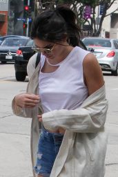 Kendall Jenner Leggy in Jeans Shorts - Shopping in Beverly Hills, 4/6/2016