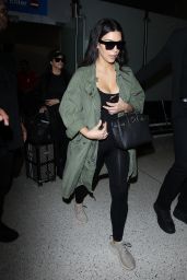 Kim Kardashian and Kourtney Kardashian - Arrive Home From Iceland 4/20/2016