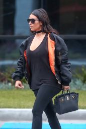 Kim Kardashian Street Style - Out in Calabasas 4/9/2016