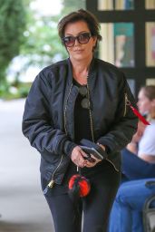 Kris Jenner - Grabbing Some Sushi for Lunch Near Her Home in Calabasas 4/9/2016