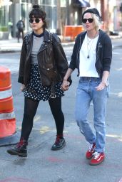 Kristen Stewart and Girlfriend Soko Sokolinski  Holding Hands - New York City, April 2016
