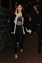 Kylie Jenner Night Out - at Roku Restaurant in West Hollywood 4/10/2016 
