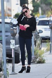 Lea Michele Casual Style - Out in Los Angeles, CA 4/5/2016