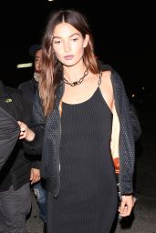 Lily Aldridge at The Nice Guy West Hollywood 4/28/2016