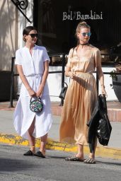 Lily Aldridge Joins Her Expecting Friend Model Behati Prinsloo for Shopping at Bel Bambini in Beverly Hills 4/5/2016