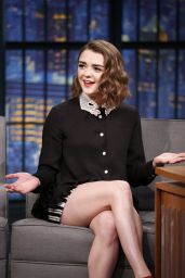 Maisie Williams - on 'Late Night with Seth Meyers' in New York City 4 ...