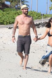 Megan Fox in a Bikini on a Beach in Hawaii 4/22/2016 