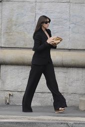 Monica Bellucci Style Inspiration - Arrives at a Hotel in Milan 4/27/2016
