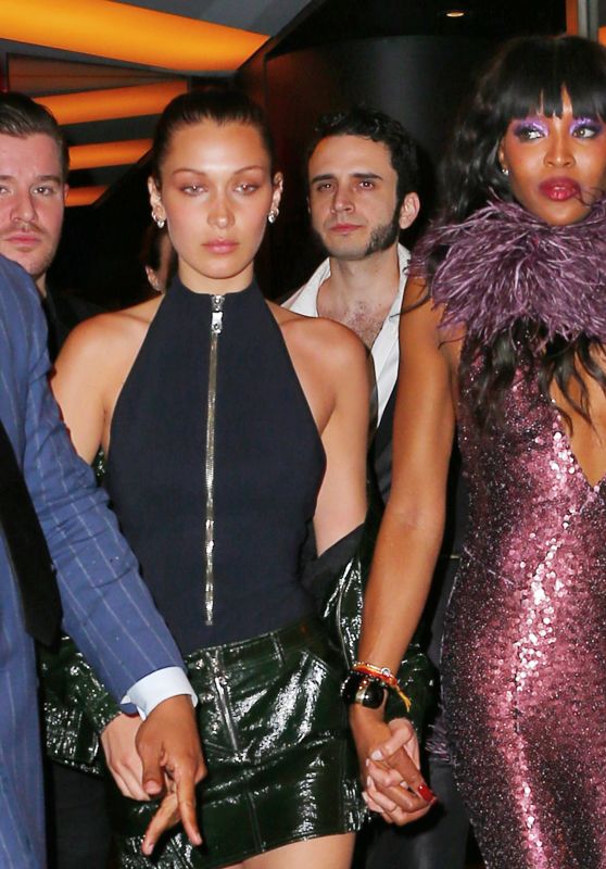Naomi Campbell and Bella Hadid - After the Launch Party for Taschen