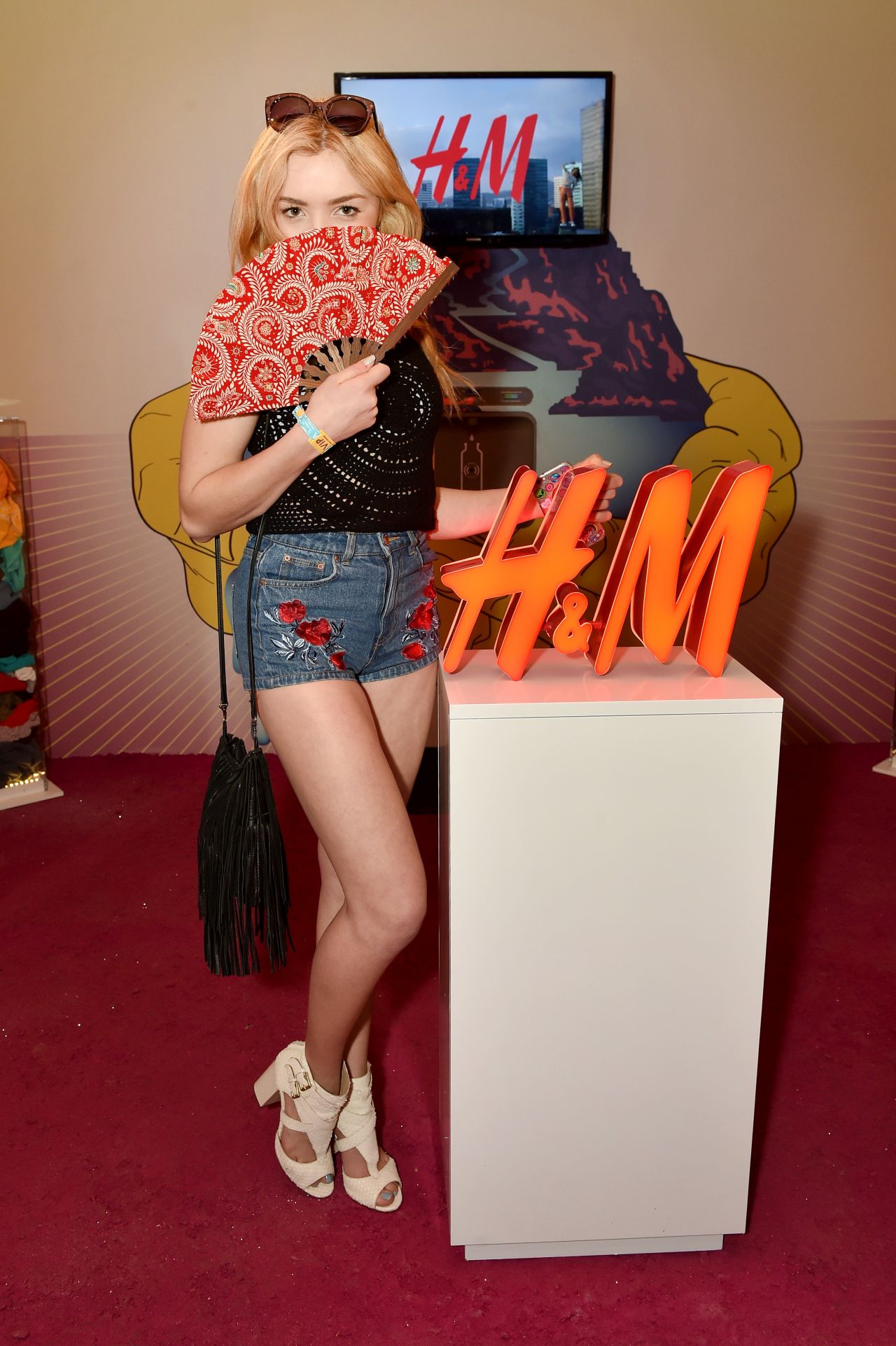 Peyton List - H&M Loves Coachella Pop UP at The Empire Polo Club in