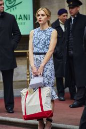 Rhea Seehorn - Leaving the Variety’s Power Of Women Event in New York City, April 2016