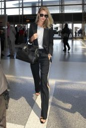 Rosie Huntington-Whiteley Airport Style - at LAX in Los Angeles, CA 4/5/2016
