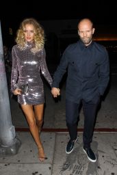 Rosie Huntington-Whiteley and Jason Statham at The Nice Guy in West Hollywood 4/15/2016 