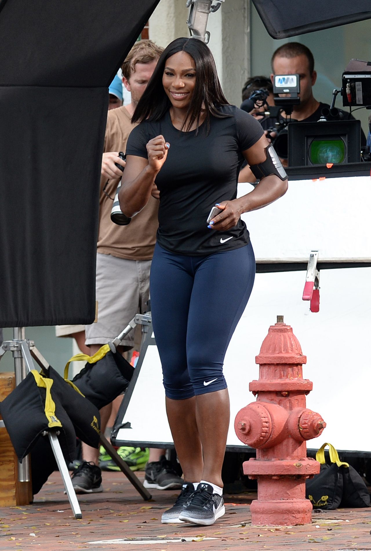 Serena Williams Shows Off Her Famous Curves In Tight Workout Gear Florida 4 4 2016