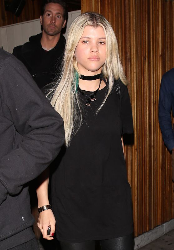 Sofia Richie at The Nice Guy in West Hollywood 4/10/2016