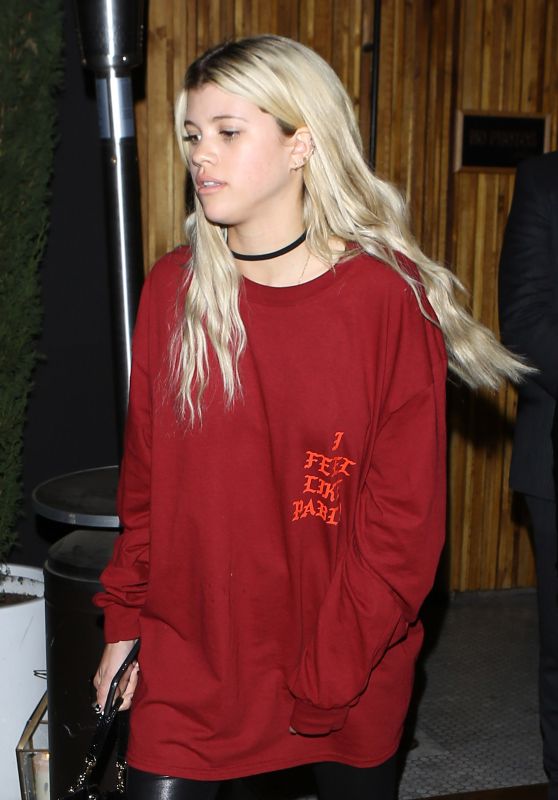 Sofia Richie Night Out Style - at The Nice Guy in West Hollywood 4/27/2016
