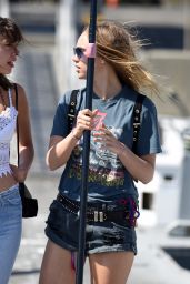 Suki Waterhouse - Paddle Boarding Session in Marina Del Ray  in Los Angeles County, April 2016