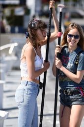 Suki Waterhouse - Paddle Boarding Session in Marina Del Ray  in Los Angeles County, April 2016
