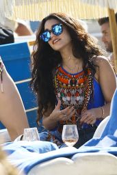 Vanessa Hudgens in a Swimsuit at the Beach in Miami 4/9/2016