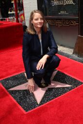  Jodie Foster - Honored With Star On The Hollywood Walk Of Fame 5/4/2016