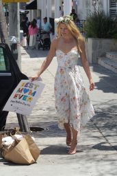 Ali Larter Out Summer Outfit Ideas - Beverly Hills 5/8/2016 