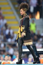 Alicia Keys Gives a Concert the UEFA Champions League Final at Milan, Italy 5/28/2016