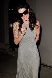 Angie Harmon Night Out Style - Outside Craig