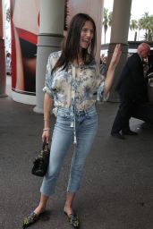 Bianca Balti Street Style - at Hotel Martinez in Cannes 5/11/2016 