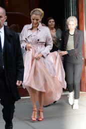 Blake Lively - Leaving Her Hotel in New York 5/2/2016
