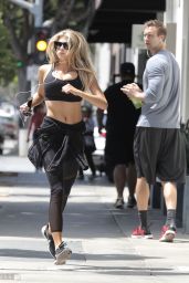 Charlotte McKinney - Working out in Los Angeles  5/11/2016 