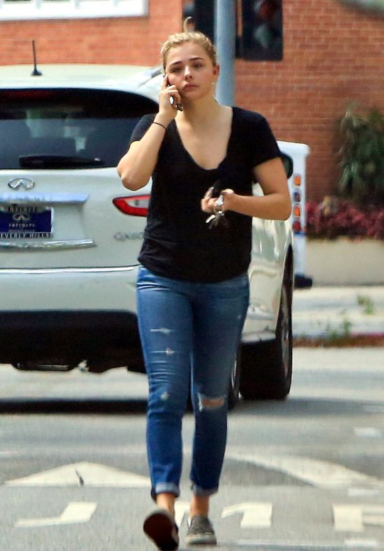 Chloe Moretz Street Style - Out in Beverly Hills 5/18/2016