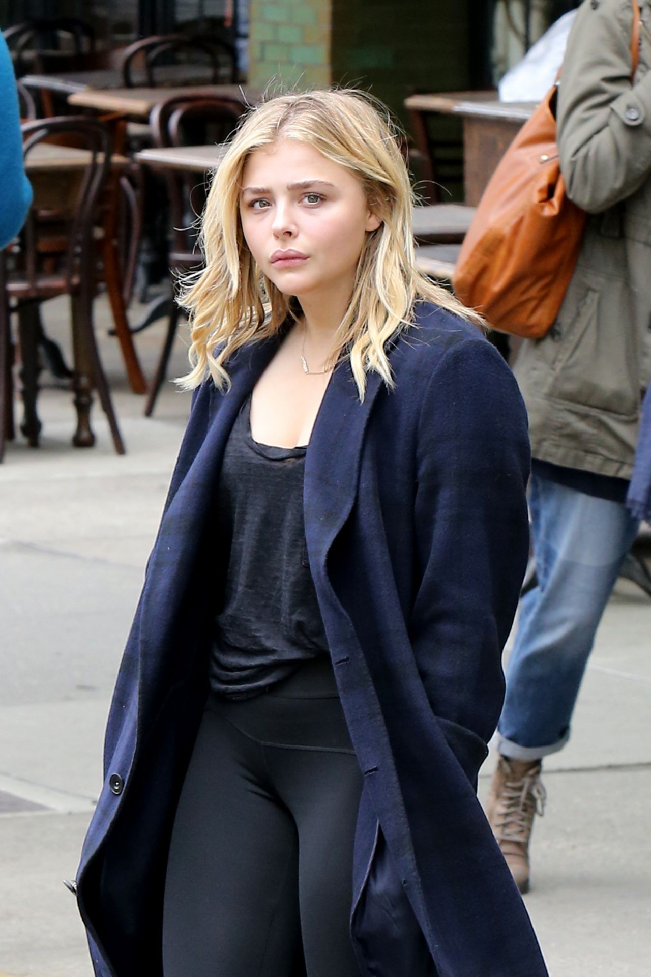 CHLOE MORETZ at The Coach Fashion Show in New York 09//15 