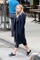 Chloe Moretz Street Style - Out in NYC 5/7/2016 