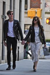 Dakota Johnson and Boyfriend Matthew Hitt - Seen Out Holding Hands Walking in New York City 5/1/2016