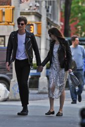 Dakota Johnson and Boyfriend Matthew Hitt - Seen Out Holding Hands Walking in New York City 5/1/2016