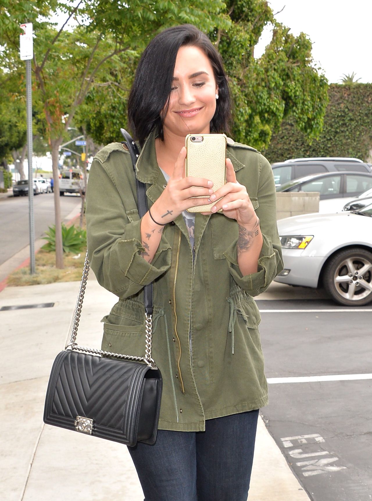 Demi Lovato Street Style - Heading to the Office in West Hollywood 5/18