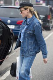 Diane Kruger in All Jean Ensemble - Landing at Berlin Tegel Airport 5/25/2016