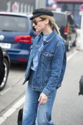 Diane Kruger in All Jean Ensemble - Landing at Berlin Tegel Airport 5/25/2016