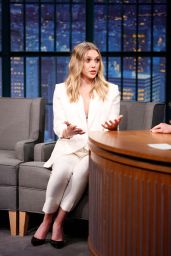 Elizabeth Olsen at Late Night With Seth Meyers in New York City 5/3/2016
