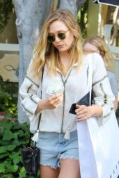 Elizabeth Olsen in Jeans Shorts - Out Shopping in West Hollywood 5/13/2016
