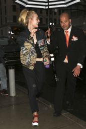 Elle Fanning Style - Arriving at a Hotel in New York City 5/1/2016 